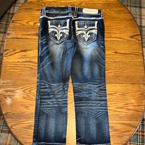 Rock Revival Ruella Easy Capri; Waist 29; Inseam 24/26